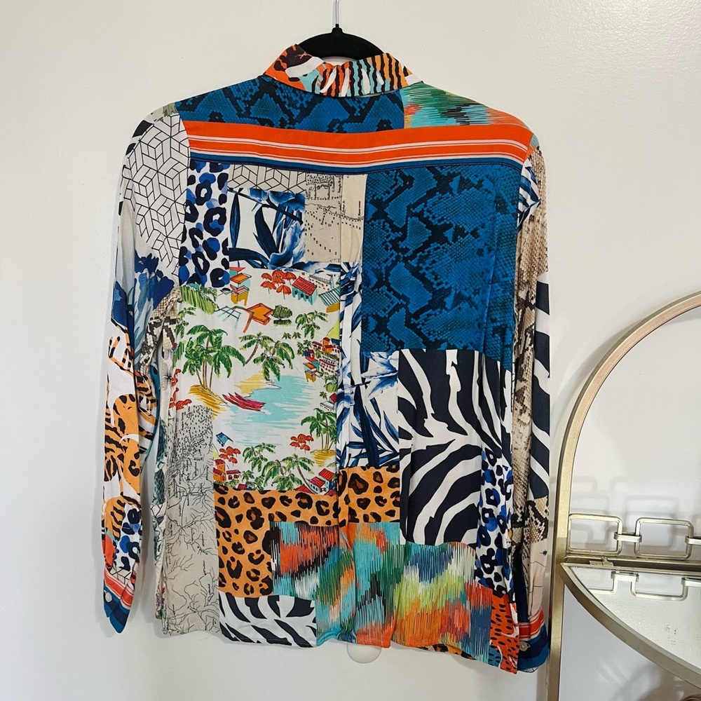 Multi print button down top - Picture 3 of 4